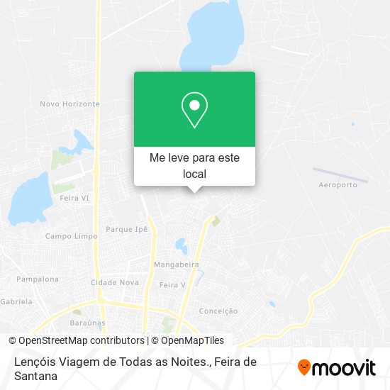 Lençóis Viagem de Todas as Noites. mapa
