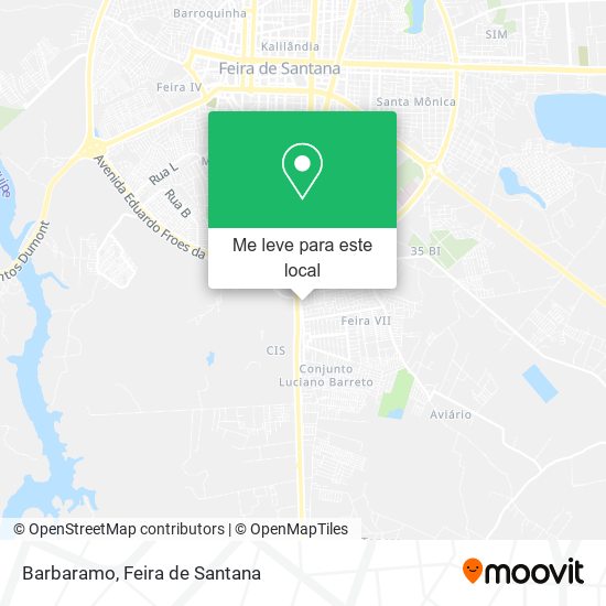 Barbaramo mapa