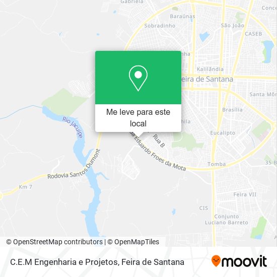 C.E.M Engenharia e Projetos mapa