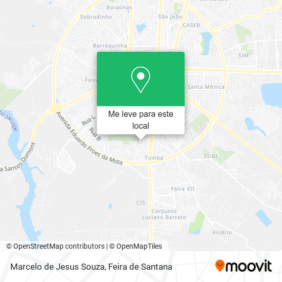 Marcelo de Jesus Souza mapa