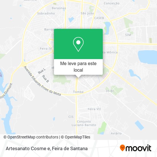 Artesanato Cosme e mapa
