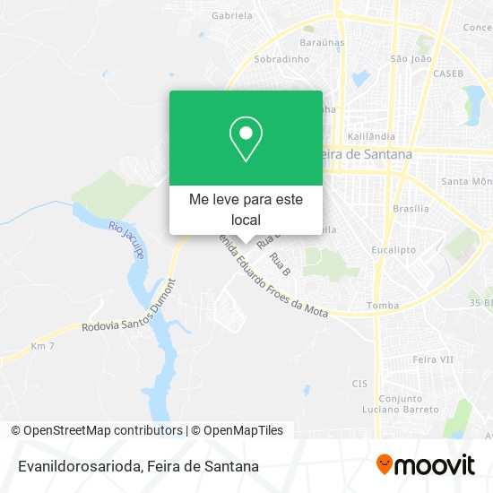Evanildorosarioda mapa