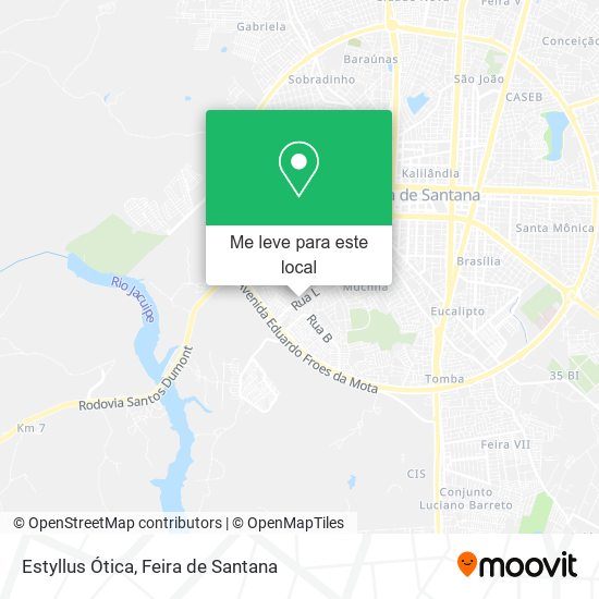 Estyllus Ótica mapa