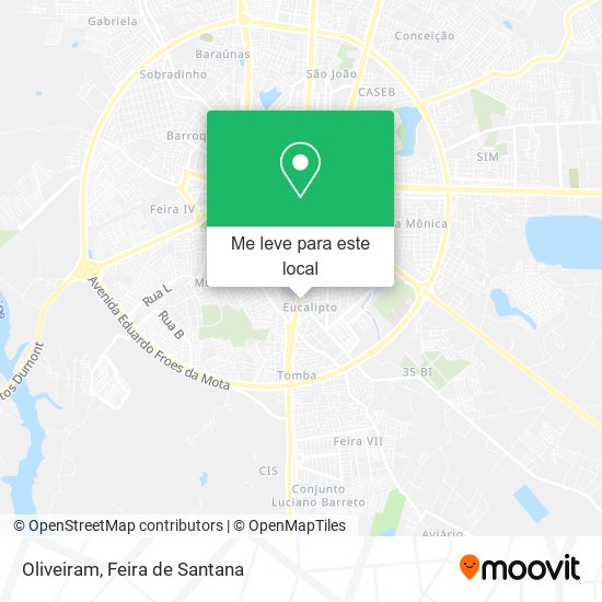Oliveiram mapa
