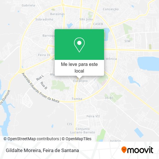 Gildalte Moreira mapa