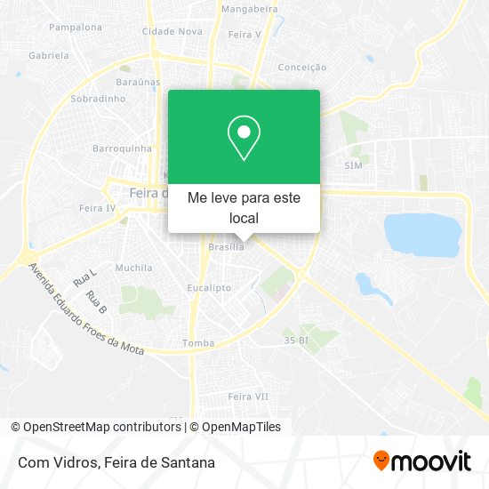 Com Vidros mapa