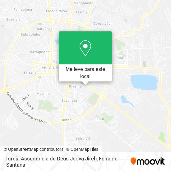 Igreja Assembléia de Deus Jeová Jireh mapa