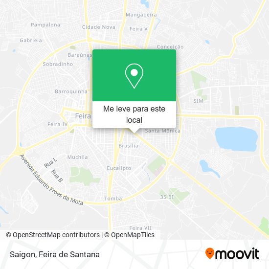 Saigon mapa