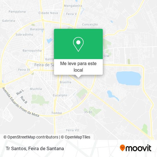 Tr Santos mapa
