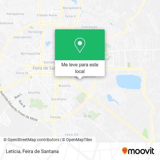 Letícia mapa
