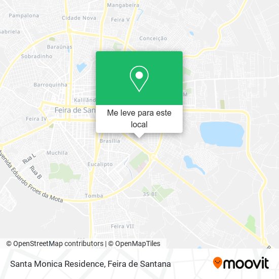 Santa Monica Residence mapa
