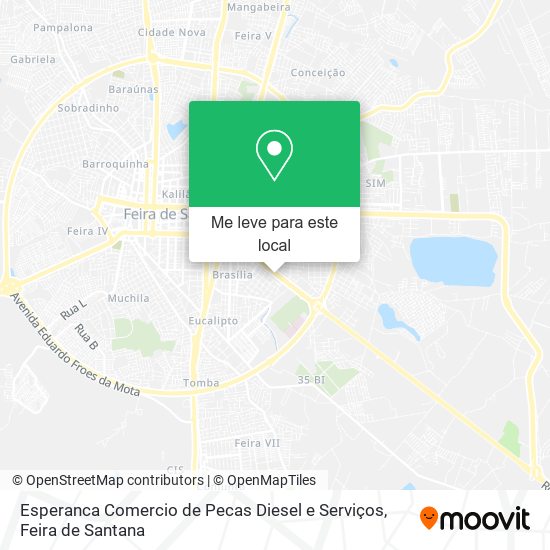 Esperanca Comercio de Pecas Diesel e Serviços mapa