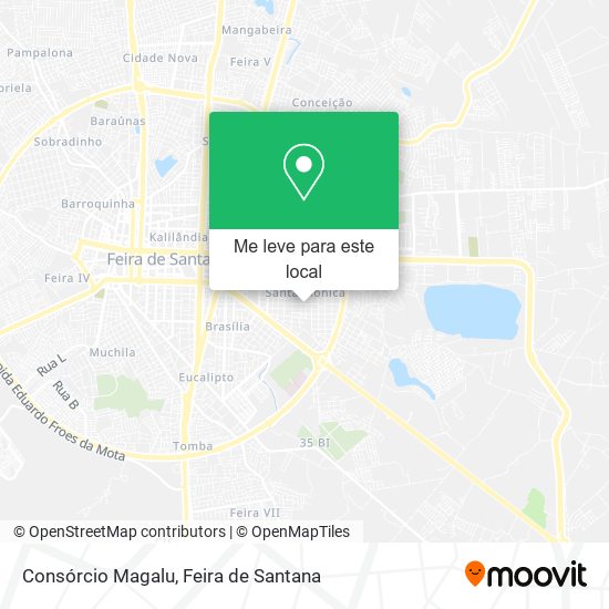 Consórcio Magalu mapa