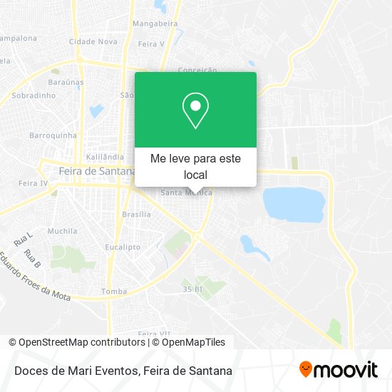 Doces de Mari Eventos mapa