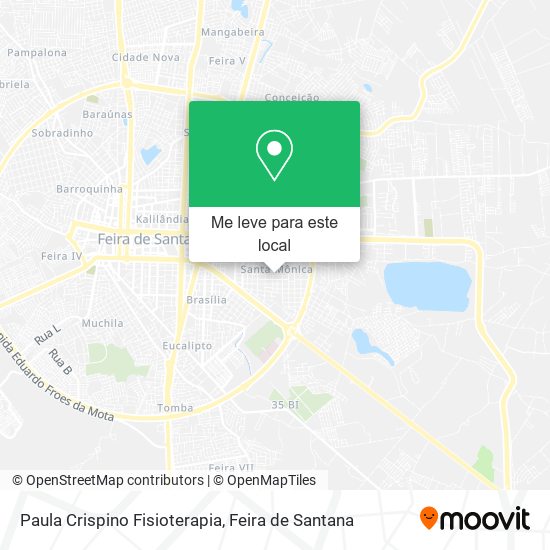 Paula Crispino Fisioterapia mapa