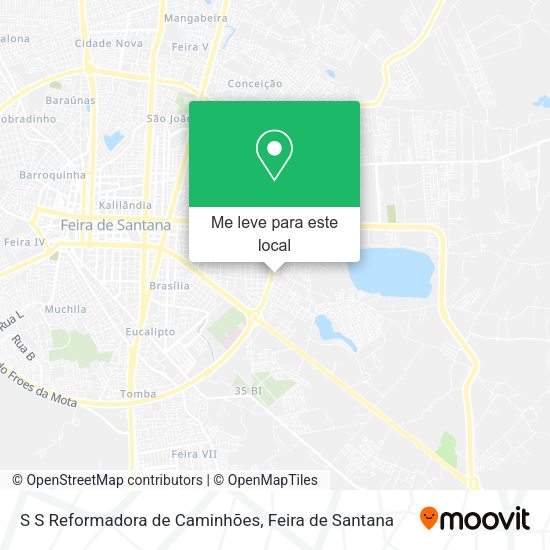 S S Reformadora de Caminhões mapa