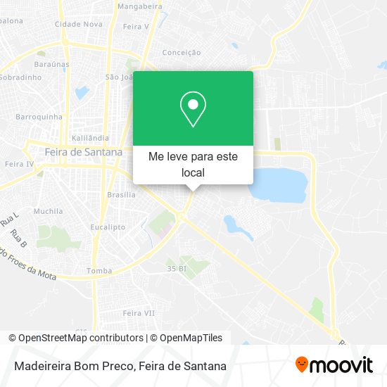 Madeireira Bom Preco mapa