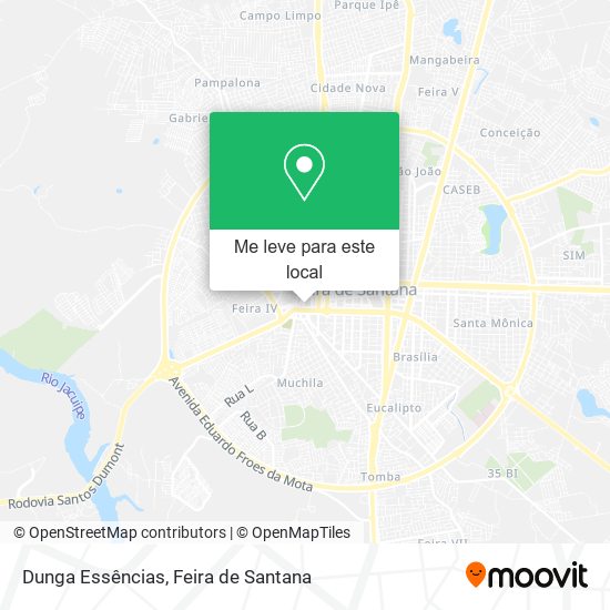 Dunga Essências mapa