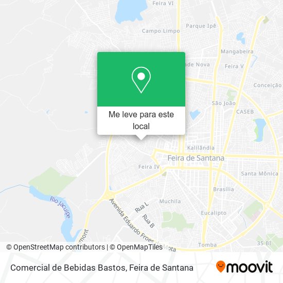 Comercial de Bebidas Bastos mapa