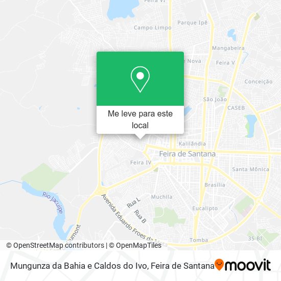 Mungunza da Bahia e Caldos do Ivo mapa