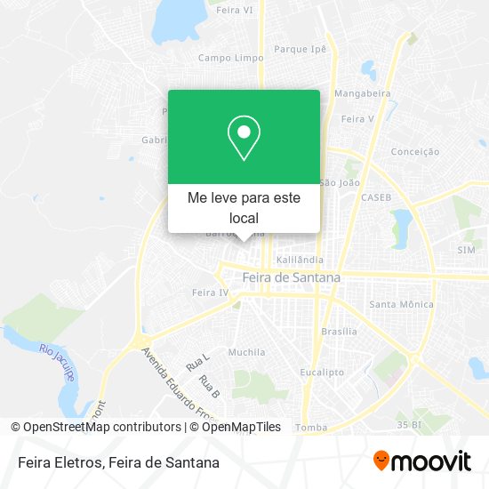 Feira Eletros mapa