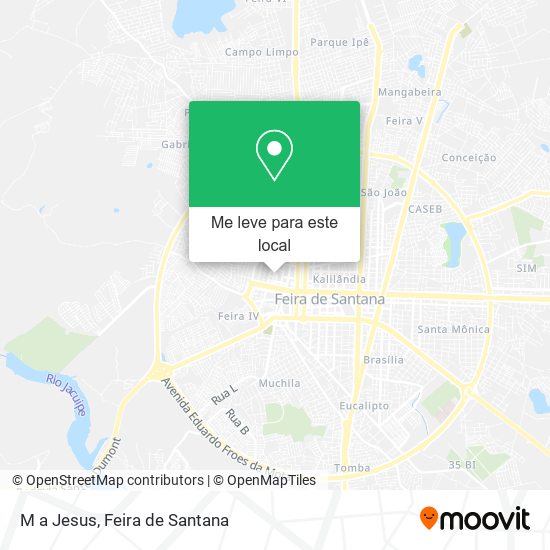 M a Jesus mapa