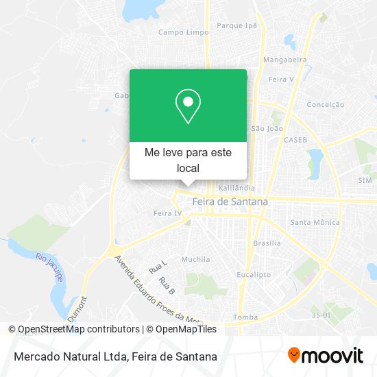 Mercado Natural Ltda mapa