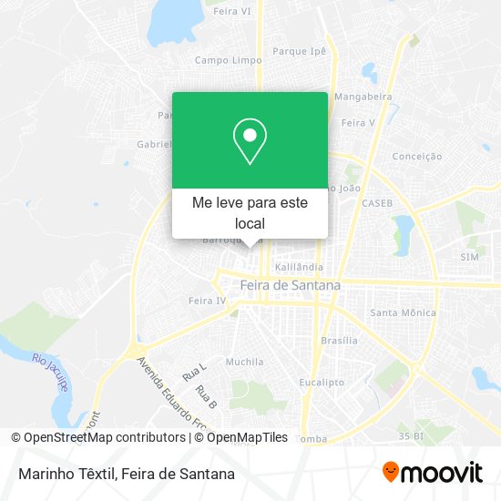 Marinho Têxtil mapa