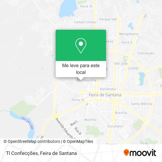 Tl Confecções mapa