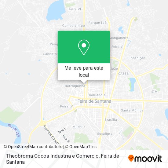 Theobroma Cocoa Industria e Comercio mapa