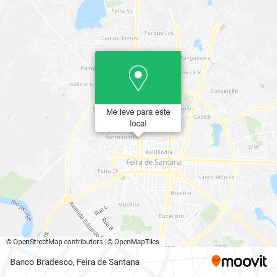 Banco Bradesco mapa