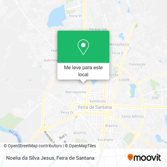 Noelia da Silva Jesus mapa