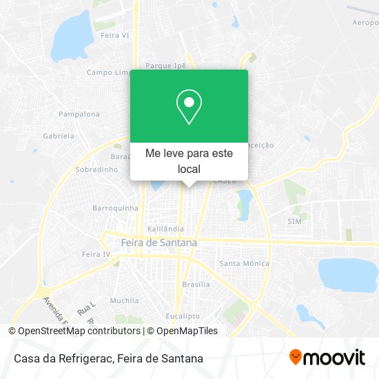 Casa da Refrigerac mapa