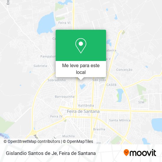 Gislandio Santos de Je mapa
