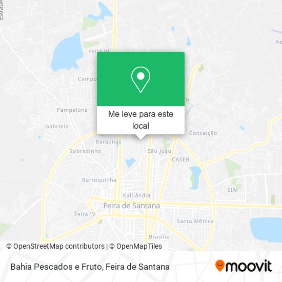 Bahia Pescados e Fruto mapa