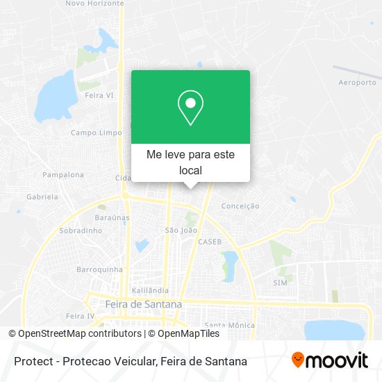 Protect - Protecao Veicular mapa