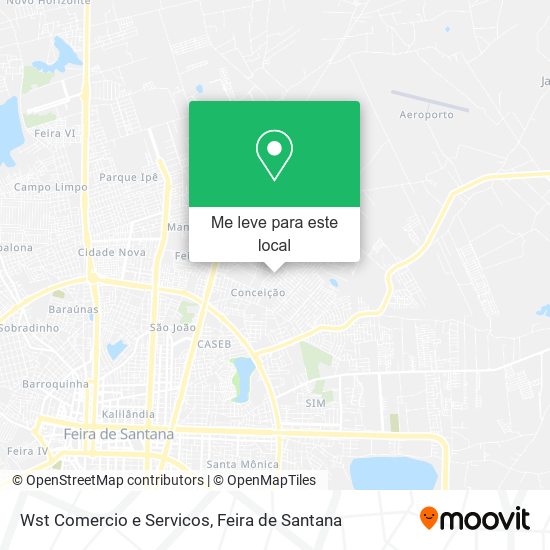 Wst Comercio e Servicos mapa