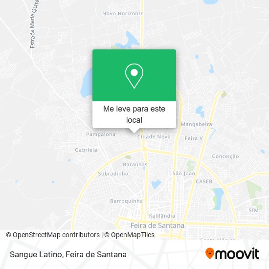 Sangue Latino mapa