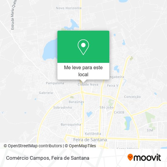 Comércio Campos mapa