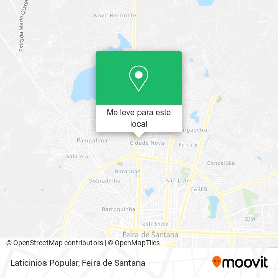 Laticinios Popular mapa