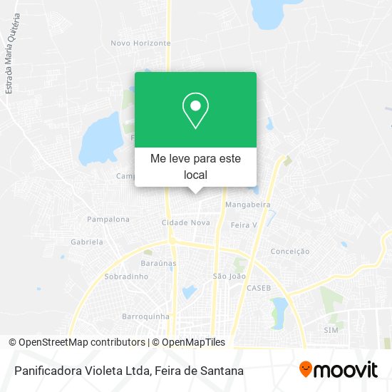 Panificadora Violeta Ltda mapa