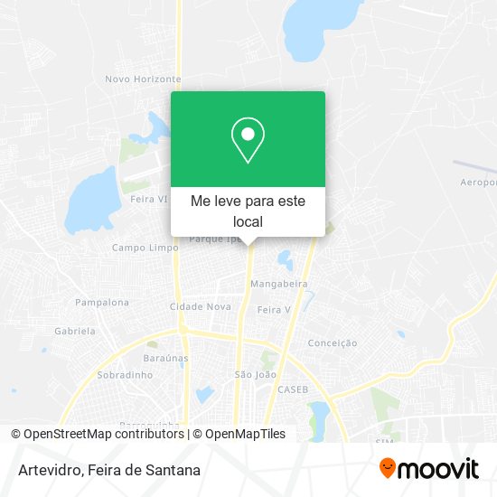 Artevidro mapa