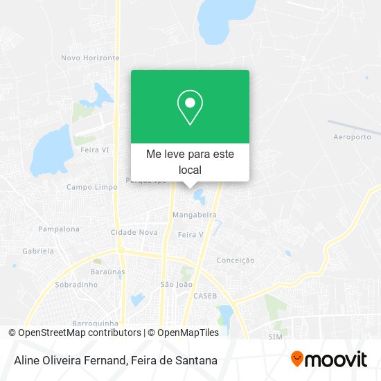 Aline Oliveira Fernand mapa