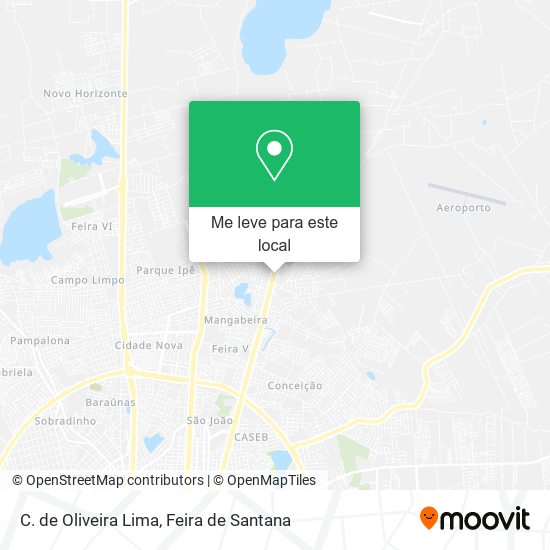 C. de Oliveira Lima mapa