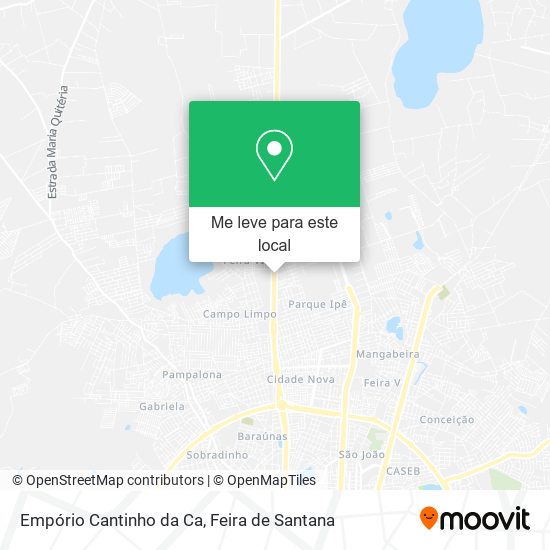 Empório Cantinho da Ca mapa