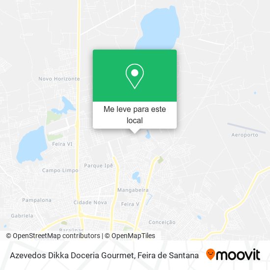 Azevedos Dikka Doceria Gourmet mapa