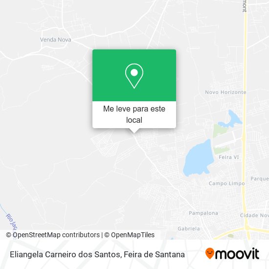 Eliangela Carneiro dos Santos mapa