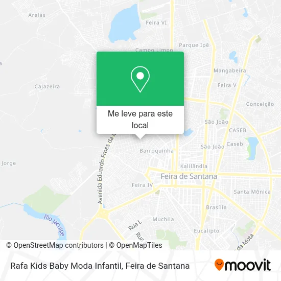Rafa Kids Baby Moda Infantil mapa