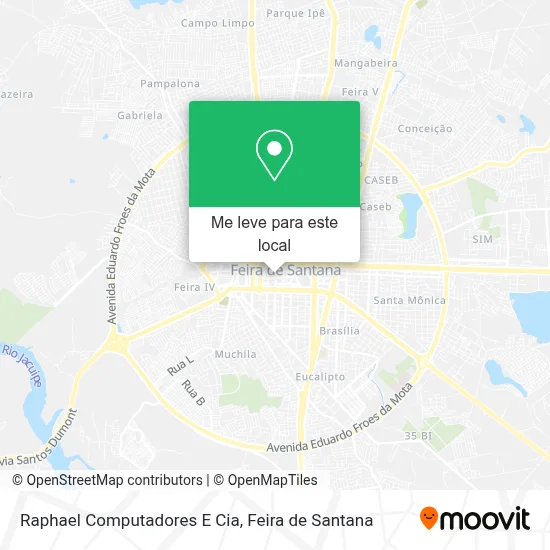 Raphael Computadores E Cia mapa