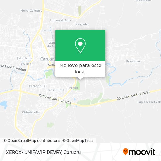 XEROX- UNIFAVIP DEVRY mapa